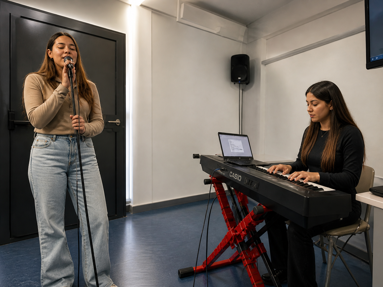 Profesores de canto y música de VOZÉTICA en su academia de Zaragoza